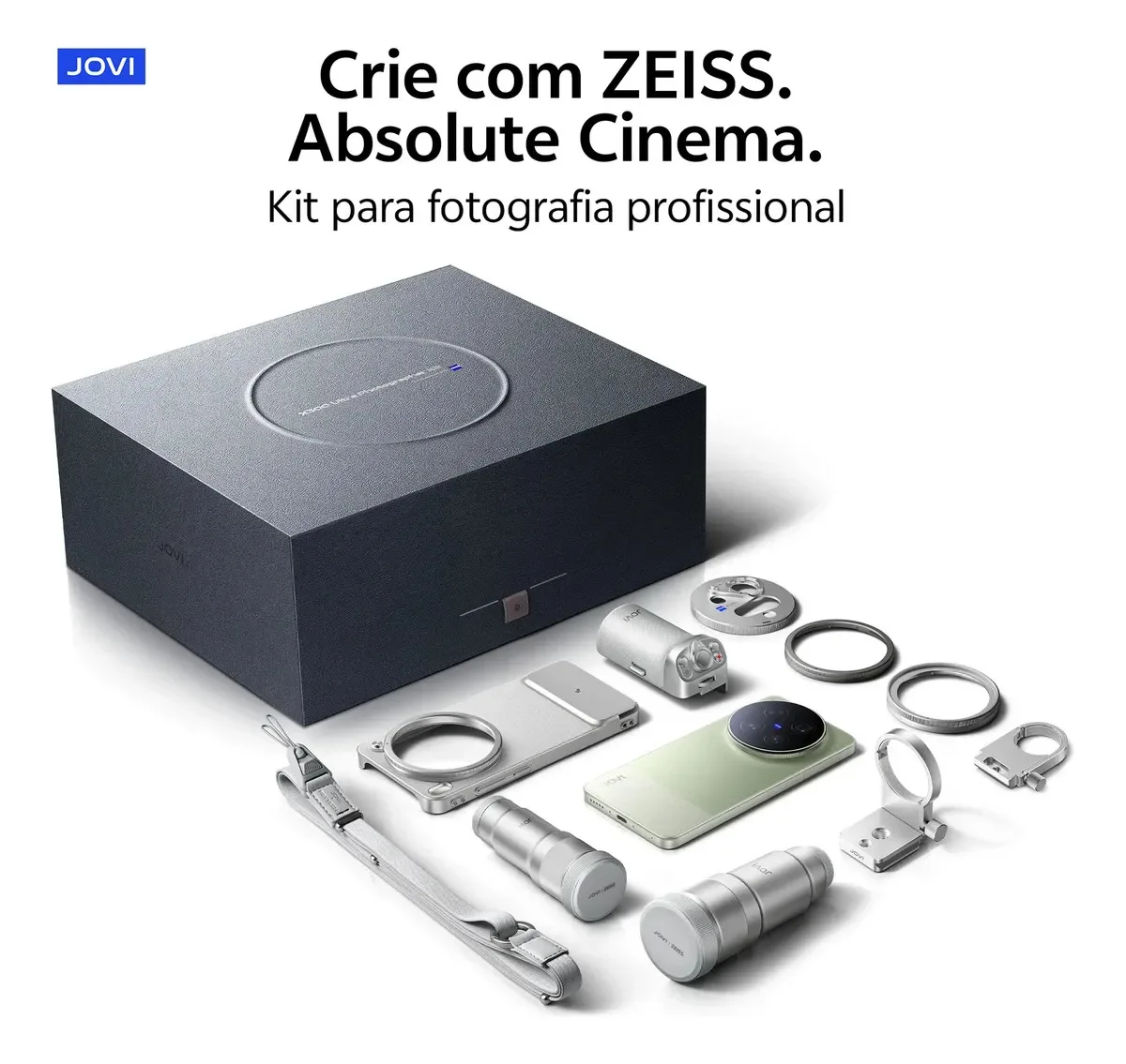 Smartphone JOVI X300 Ultra com Kit para Fotografia Profissional 5G Câmera 200MP ZEISS 512GB 16GB Bateria 6600mAh Processador Snapdragon 8 Elite Gen 5 e Carregador 100W - Verde Sálvia - imagem 2