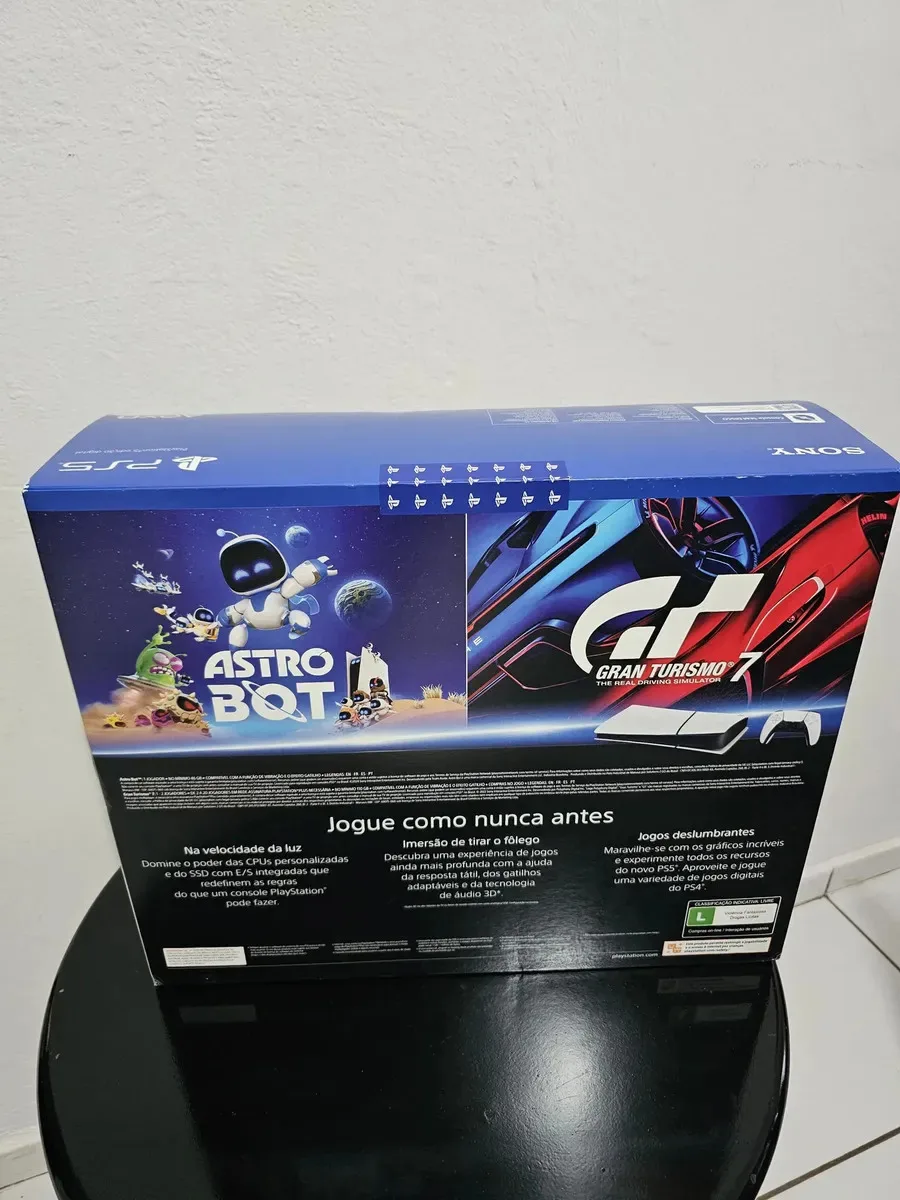 Console Playstation®5 Slim Digital - Pacote Astro Bot E Gran Turismo 7 - Branco - imagem 5