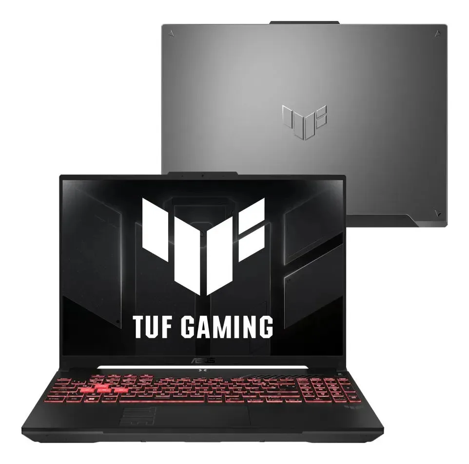 Notebook Gamer ASUS TUF Gaming A16, AMD Ryzen 7, RTX 4050, 16GB RAM, 512GB SSD, Linux KeepOS, Tela 16" IPS 144Hz, Mecha Gray - FA607NUQ-RL167 - imagem 2
